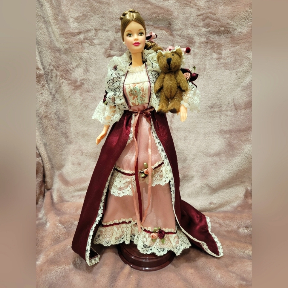 Victorian Barbie with Cedric Bear